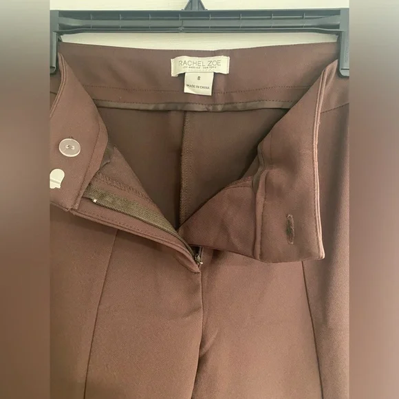 Rachel Zoe Middle seam brown stretchy pant - Picture 5 of 7